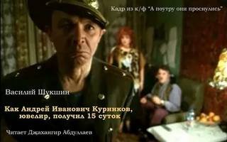 Как Андрей Иванович Куринков, ювелир, получил 15 суток